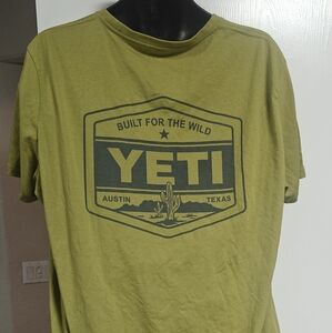 YETI Cactus Green Men's Tee